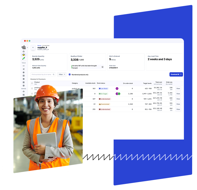 Inventory AI's Reorder module